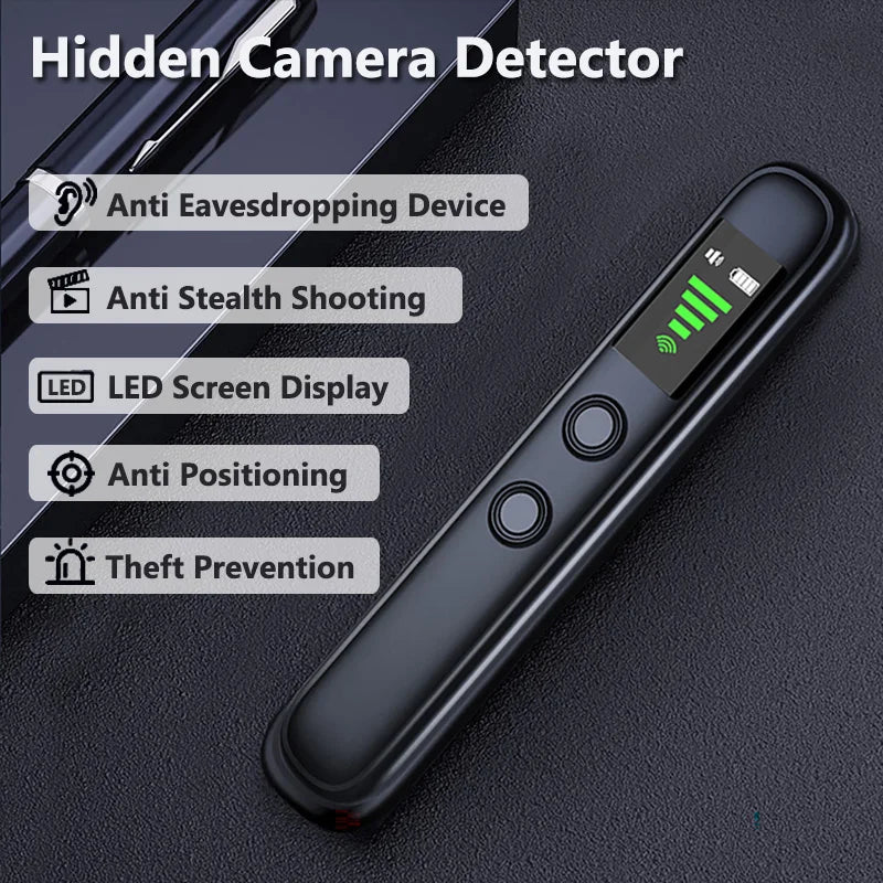 Hidden Camera Detector Anti Spy Gadget Professional Hunter Wireless Signal Car GPS Infrared Search Wiretapping Bug Mini Devices