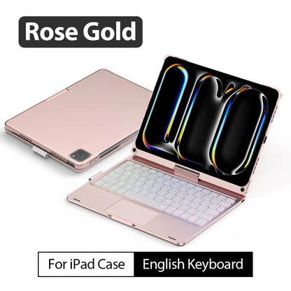 Magic Keyboard Case For Ipad Pro 13 11 12.9 2024 Mini 6 Air 5 4 M4 M2 10 9 9th 10th Generation 10.9 10.2 Funda Cover Accessories