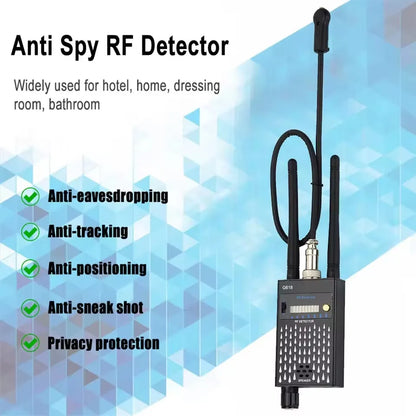 Super Sensitive Audio Bug Detector Camera Detector GSM GPS Full Range RF Bug Tracker Detectors Anti Spy Gadgets G618W G618 G318