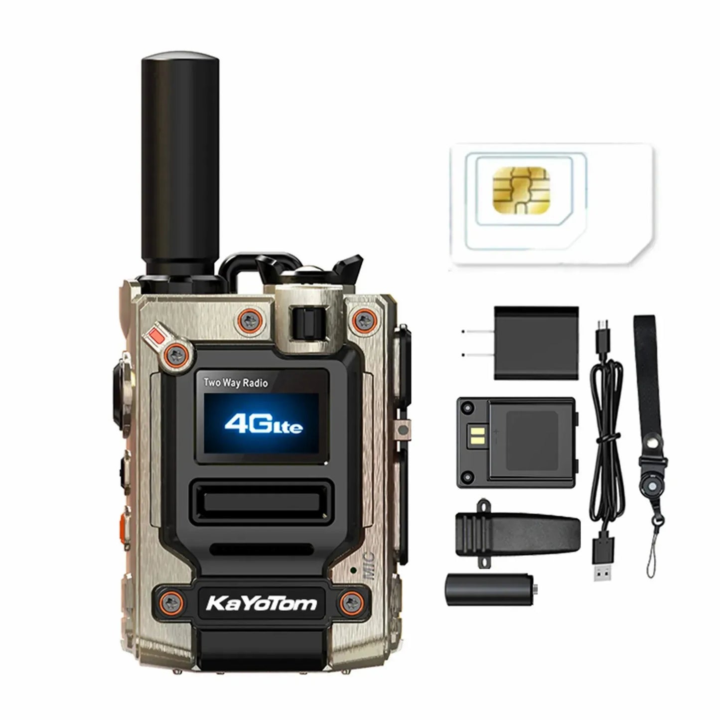 KaYoTom M08 Global Walkie Talkie & 4G POC Radio - Unlimited Range