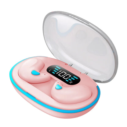 BT 5.3 Stereo Headphones Touch Control Invisible Sleep Earphones IPX5 Waterproof Sense-Free Micro Sleep Earbuds for Better Sleep