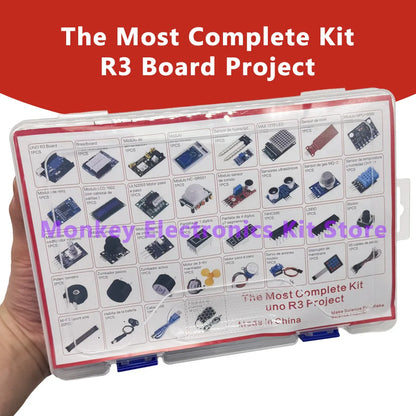 The Most Complete Kit for arduino Uno/R3 Board Programming Project DIY Electronics Laboratory Smart Beginner Kit for ATmega328P
