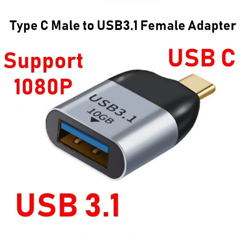 HDMI-compatible USB Type C Adapter to DP/VGA/Mini DP/RJ45 4K/8K 60Hz Vedio Transfer Converter for Laptop Phone Macbook Pro Air