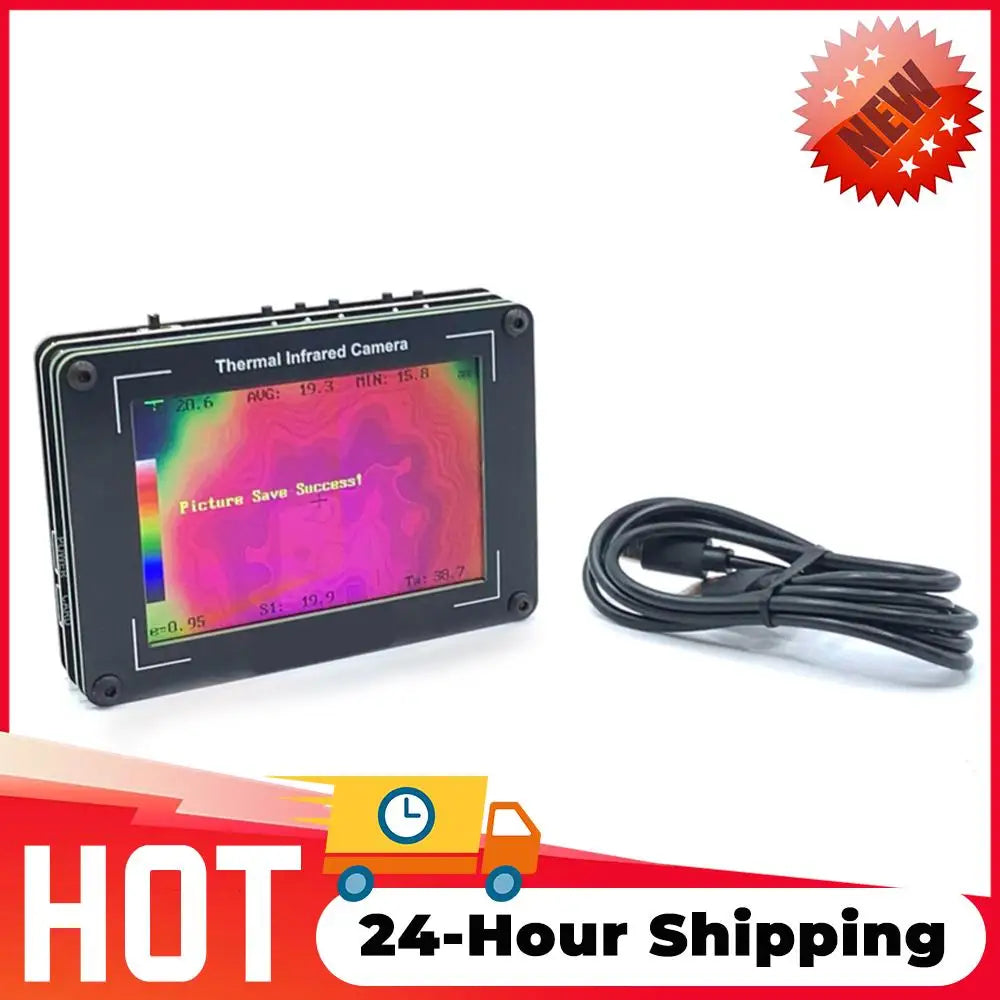 3.5 Inch Thermal Infrared Camera -40-450℃ Measurement 32x24 Pixel Thermal Imaging Camera Infrared Thermal Imager for Electrical
