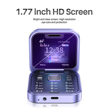 2025 NEW SERVO 4G LTE Cellular Folding Mobile Phone Dual SIM Card Speed Dial Magic Voice Call Recording Blacklist Flip Cellphone