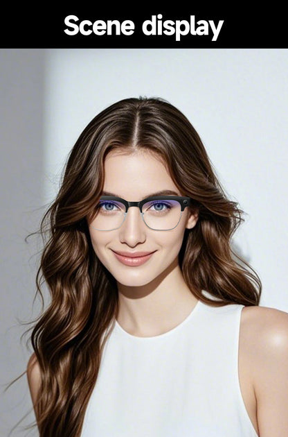 AI Smart Translation Smart Glasses 8 Million HD Camera Optical Image Stabilization Dual Microphone Noise Reduction Smart Glasses