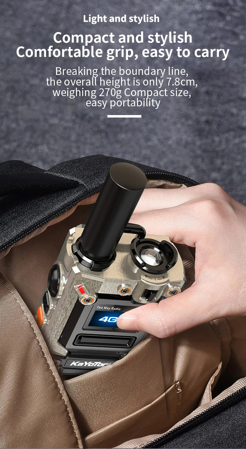 KaYoTom M08 Global Walkie Talkie & 4G POC Radio - Unlimited Range