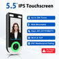 5.5-inch Aluminum Alloy Biometric Face Palm QR RFID Access Control Terminal with Video Intercom Cloud PC Software TCP/IP USB