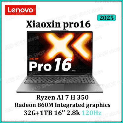 [NEW]Lenovo Xiaoxin pro16 2025 R7 350 860M 32G+1TB SSD 16'' 2.8K 120Hz