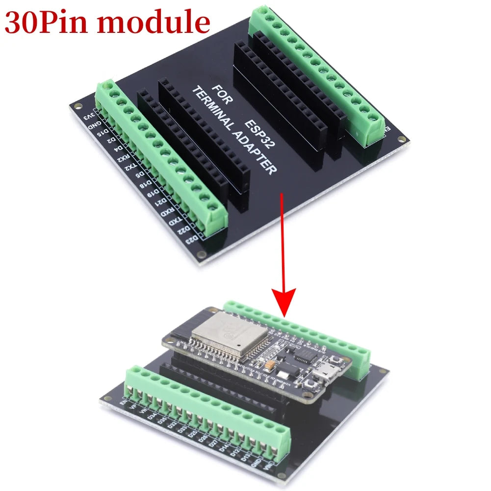 ESP32 Development Board / Module Wireless WiFi Bluetooth module Ultra-Low Power Consumption Dual Core 30Pin ESP32-32D Smart Home