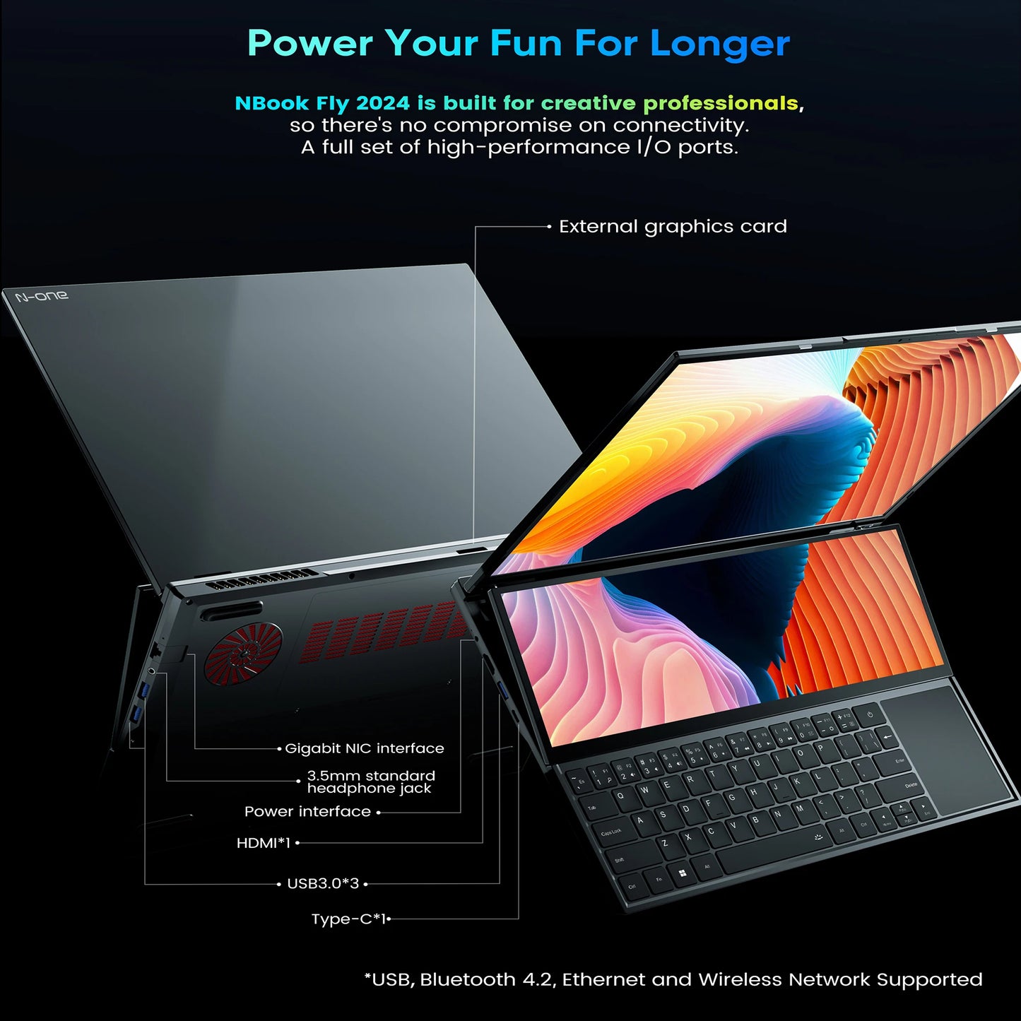 N-one NBook Fly 16+14 Inch Touch Screen Intel Xeon W-10885M Laptop 16GB+1TB SSD(Up to 5.3GHz) Gaming Computer Business Notebo