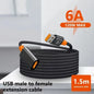 6A USB 3.0/2.0 USB Extension Cable for Smart Laptop PC TV Xbox One SSD USB Extension Cable Extender Cord Mini Fast Speed Cable