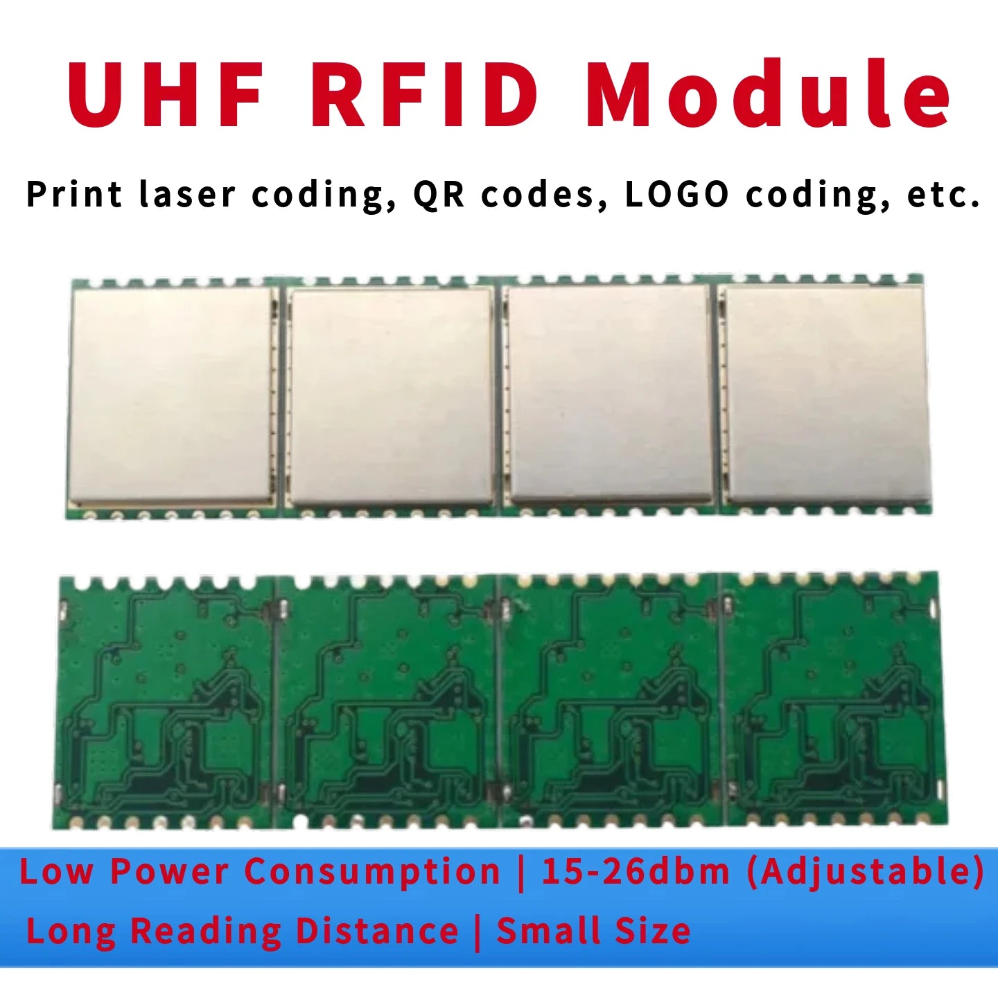 R200 Chip UHF RFID Reader Module - Long Read Range, Multi-Interface(Wifi/USB/RS232/TTL Uart) for Raspberry Pi/Arduino, Free SDK