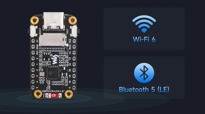 ESP32-C6 1.47Inch LCD Screen WiFi 6 & Bluetooth ESP32 C6 1.47 inch Display Type-C Development Board Waveshare LCD