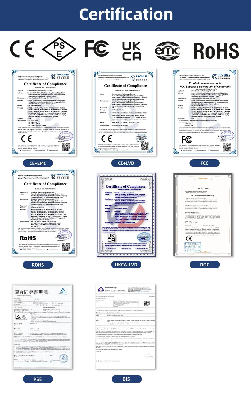 UPERFECT 15.6 inch Portable Monitor Touchscreen 1080P 10-Point Touch Gaming Display With Protective Sleeve VESA For Laptop Phone