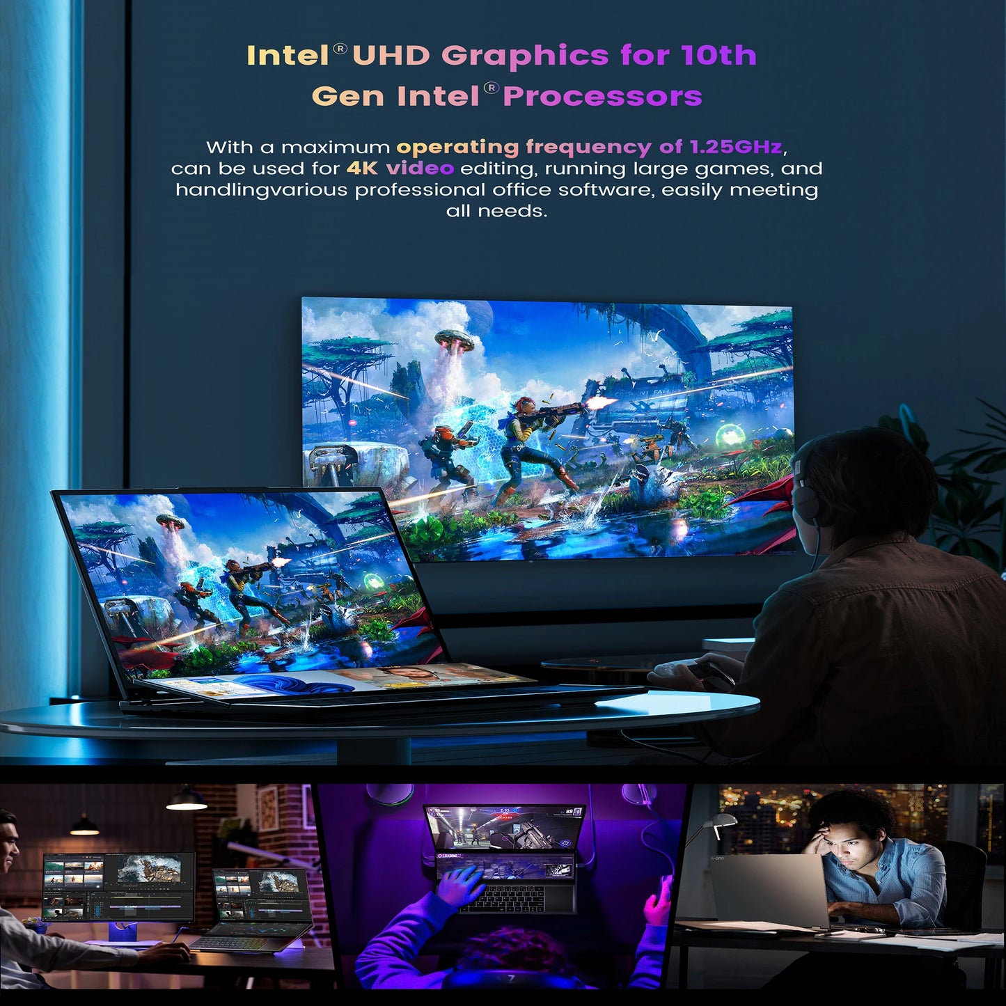 N-one NBook Fly 16+14 Inch Touch Screen Intel Xeon W-10885M Laptop 16GB+1TB SSD(Up to 5.3GHz) Gaming Computer Business Notebo