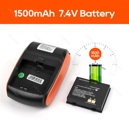 PT-210 58mm 2'' Inch Mini Portable Thermal Printer Wireless Receipt POS Maker Machine Bluetooth for Windows Android iOS Printing