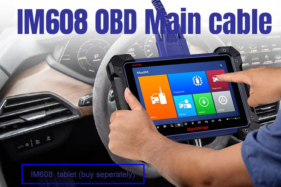 Newest AUTEL IM608/IM608 PRO/IM608 PRO 2 update Diagnostic Scanner tools Main Cable for car cable Vehicle usb accessories cables