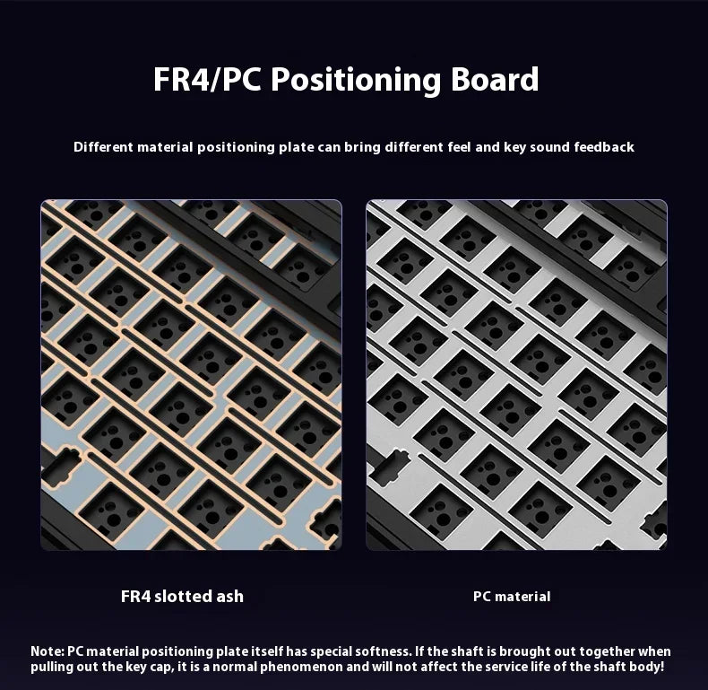 Riccks RS8 V2 Wireless Gaming Mechanical Keyboard Bluetooth 2.4G Wired 8000mAh RGB Hotswap Support QMK-VIA Keyboard for pc Gamer