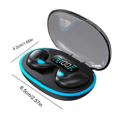 BT 5.3 Stereo Headphones Touch Control Invisible Sleep Earphones IPX5 Waterproof Sense-Free Micro Sleep Earbuds for Better Sleep