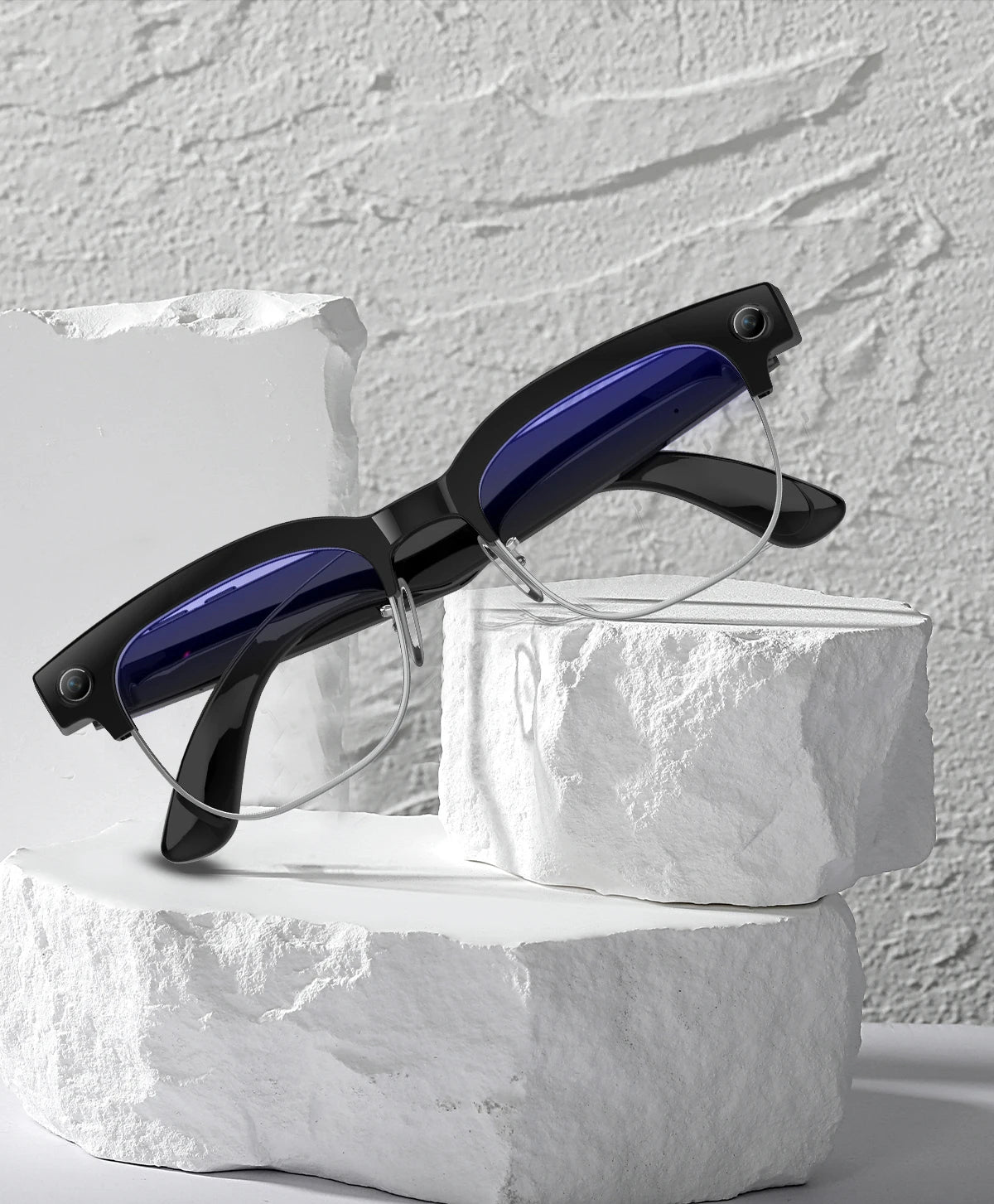 AI Smart Translation Smart Glasses 8 Million HD Camera Optical Image Stabilization Dual Microphone Noise Reduction Smart Glasses