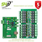 S4A Four Door Network Access Control Panel Board With Software Communication Protocol TCP/IP Board Wiegand Reader for 4 Door Use