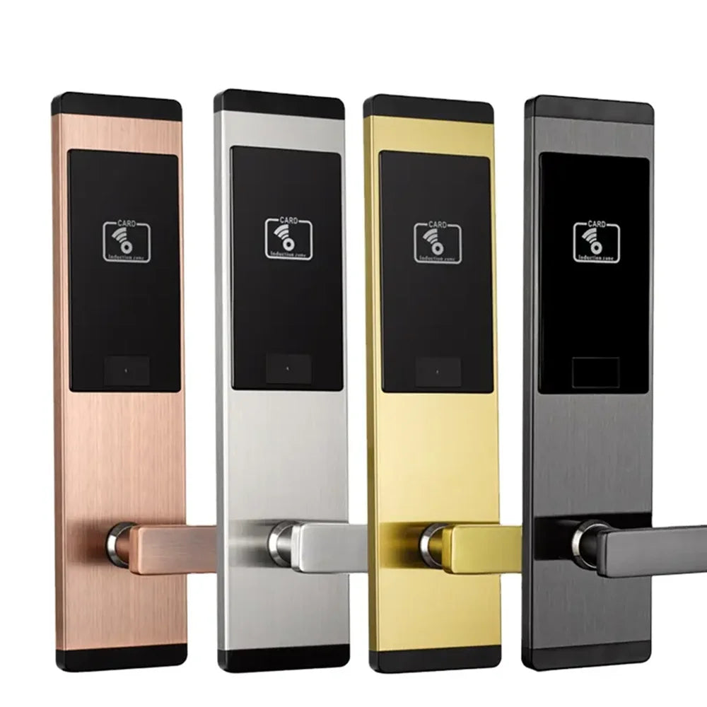 Wholesale Locstar Best Selling Security Rf Card Management System Software Electronic Keyless Door Lock for Hotel Front Doors
