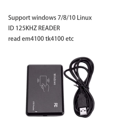 Rfid 125KHz 13.56MHz ID IC Dual Frequency Smart RFID Card Reader Nfc Card Encrypted Programmer Reader With USB Interface