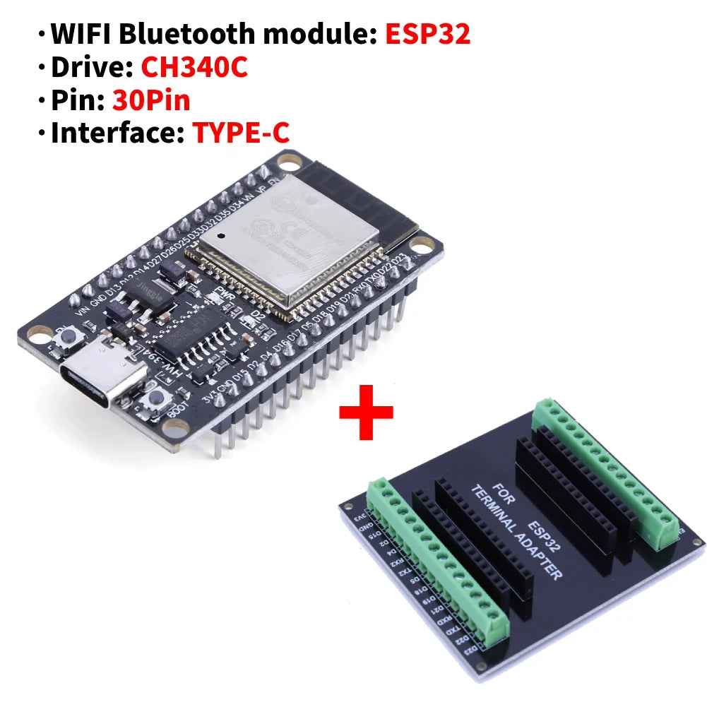ESP32 Development Board / Module Wireless WiFi Bluetooth module Ultra-Low Power Consumption Dual Core 30Pin ESP32-32D Smart Home