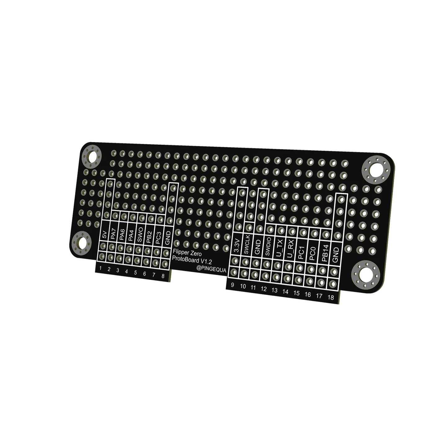 Flipper Zero Prototyping Boards Kit with Header Pins and Jumper Wires, DIY Development Breadboard Modules Accessories