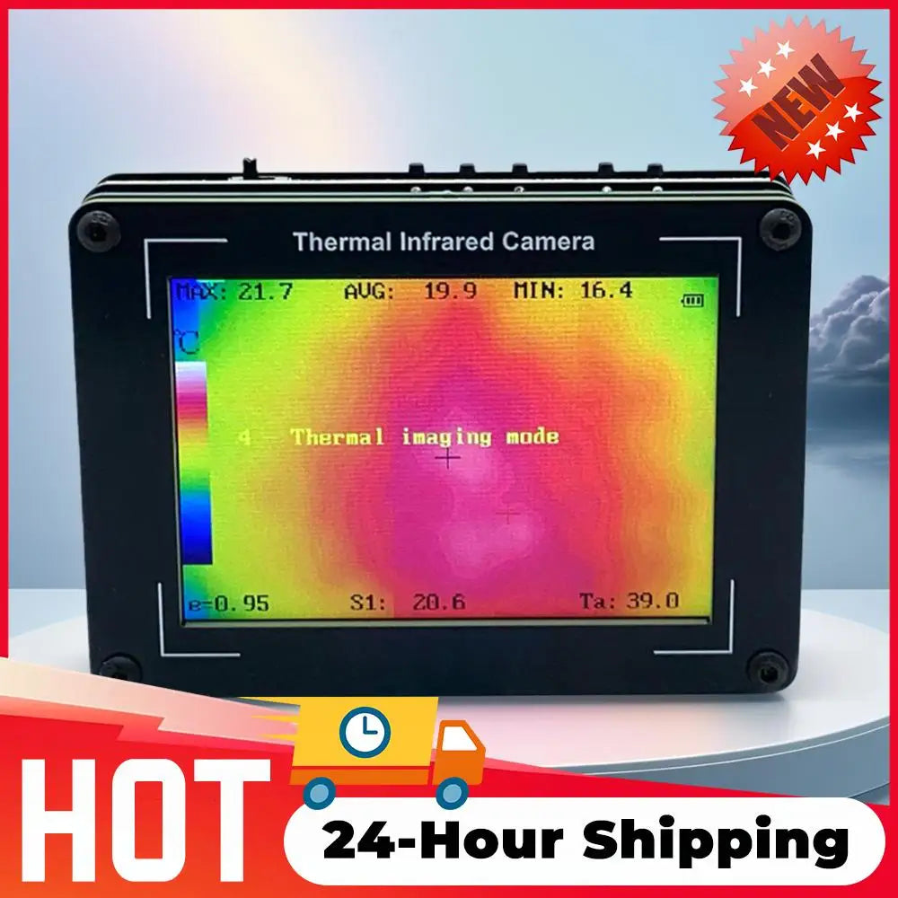 3.5 Inch Thermal Infrared Camera -40-450℃ Measurement 32x24 Pixel Thermal Imaging Camera Infrared Thermal Imager for Electrical