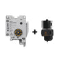 For Bambu Lab A1 mini Extruder Dual Gears Extrusion Motor Hardened Steel with Hotend Kit For  A1/A1mini 3D Printer parts