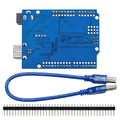 UN0 R3 Board ATmega328P Development Board with Pin Header and Cable Compatible with Arduino IDE Projects