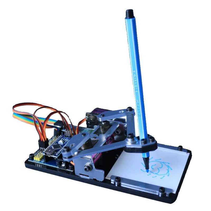 Arduino Drawing Board Robotic Arm,diy Drawing Robot,programming Learning Kit for University and High School Students,APP Control