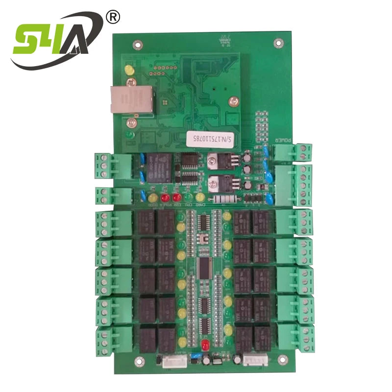 S4A Four Door Network Access Control Panel Board With Software Communication Protocol TCP/IP Board Wiegand Reader for 4 Door Use