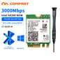 comfast Intel AX200/AX210 WiFi 6E 2.4GHz/5GHz/6GHz Network Adapter 5400Mbps Bluetooth 5.3 For Laptop Ultra-Low Latency M.2/NGFF