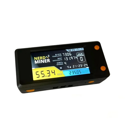 SuperDeals NerdMiner V2 78kh/S Hashrate Bitcoin Nerd Miner BTC Lottery Miner Solo Btc Crypto Miner Mining Machine with Display