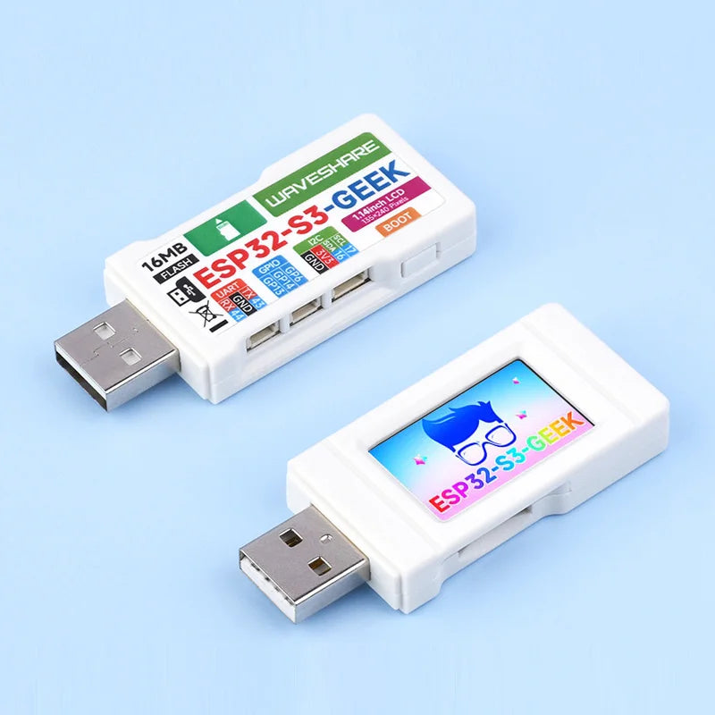 Waveshare ESP32-S3-GEEK Development Board Based On ESP32-S3R2 Controller Chip With 1.14inch 65K Color LCD Supports WiFi & Blueto