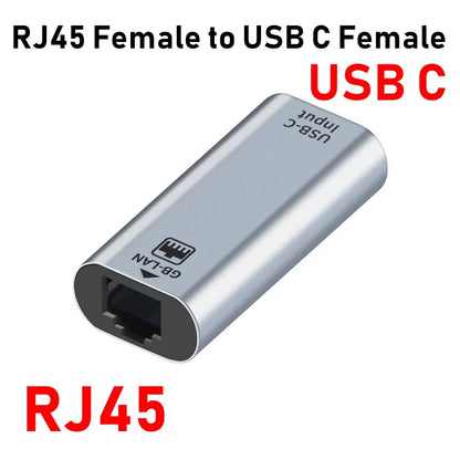 HDMI-compatible USB Type C Adapter to DP/VGA/Mini DP/RJ45 4K/8K 60Hz Vedio Transfer Converter for Laptop Phone Macbook Pro Air