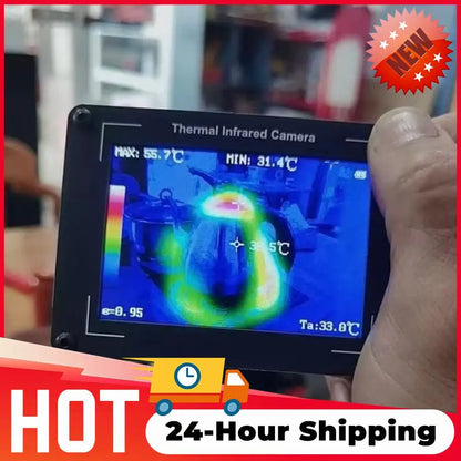 3.5 Inch Thermal Infrared Camera -40-450℃ Measurement 32x24 Pixel Thermal Imaging Camera Infrared Thermal Imager for Electrical