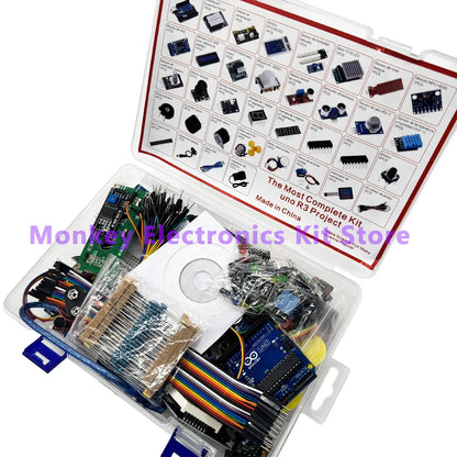 The Most Complete Kit for arduino Uno/R3 Board Programming Project DIY Electronics Laboratory Smart Beginner Kit for ATmega328P