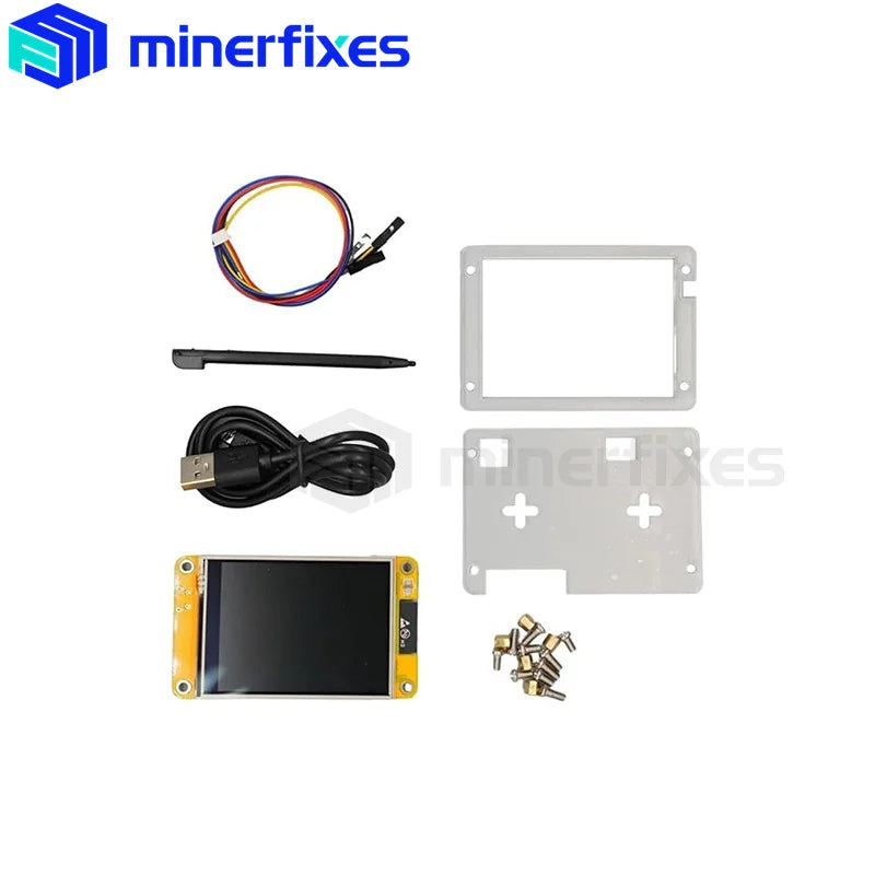 New nerdminer v3 2.8-inch 350kh/s or 1000kh/s BTC Solo Lottery mining Crypto miners Bitcoin Miner Solo Mining Machine nmminer