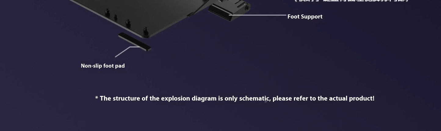 Riccks RS8 V2 Wireless Gaming Mechanical Keyboard Bluetooth 2.4G Wired 8000mAh RGB Hotswap Support QMK-VIA Keyboard for pc Gamer