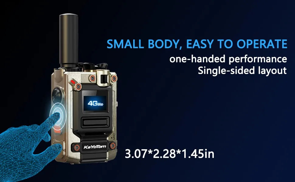 KaYoTom M08 Global Walkie Talkie & 4G POC Radio - Unlimited Range