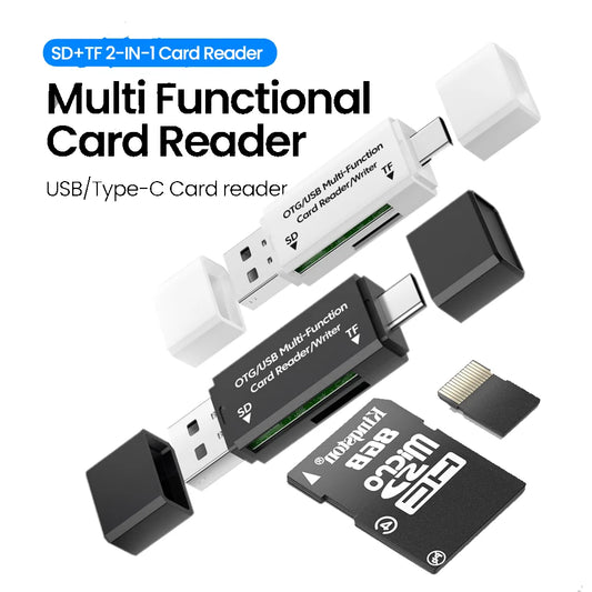 High Speed Card Reader USB Type C To Micro SD TF Card Memory Flash Drive Adapter For PC Laptop Accessories SD Card Reader