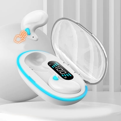 BT 5.3 Stereo Headphones Touch Control Invisible Sleep Earphones IPX5 Waterproof Sense-Free Micro Sleep Earbuds for Better Sleep