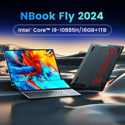 N-one NBook Fly 16+14 Inch Touch Screen Intel Xeon W-10885M Laptop 16GB+1TB SSD(Up to 5.3GHz) Gaming Computer Business Notebo