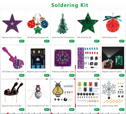 ATtiny13A  ATtiny84 ATtiny85 ATtiny2313 ATMEGA328P AVR ISP Programming Board Soldering Kit for Arduino Uno R3