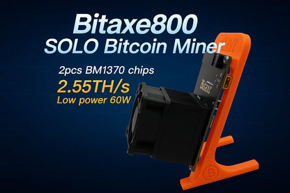 800 Solo Miner 2.55TH/s BTC Bitcoin Mining Machine Asic Miner Low Power Consumption High Efficiency Crypto Miner
