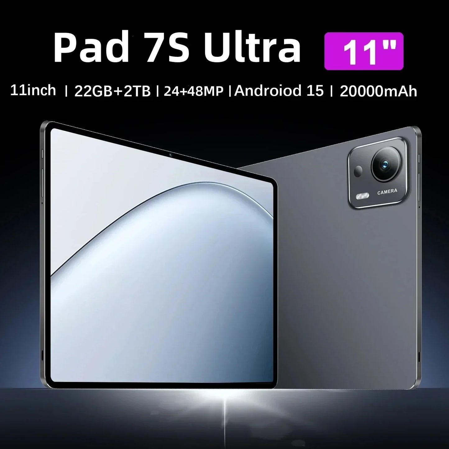 2025 Original Pad 7 Ultra 11inch tablet Android 15 22GB 2TB Snapdragon 8 Gen2 4K HD 4G/5G WIFI WPS 20000mAh MI tablets Tab PC